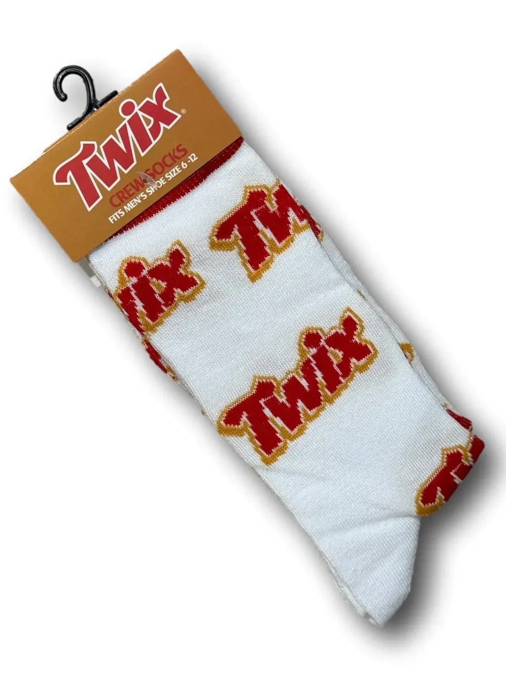 3/$20 Twix Candy Bar Funny Novelty Crew Socks - NWT